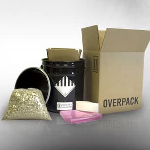 hazardous material packaging - large overpack