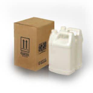 2 F-Style Plastic Gallon UN Rated Bottles & Carton