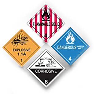 Hazardous Material Packaging - Hazard Placards