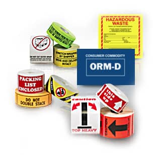 Hazardous Material Packaging - Shipping Labels