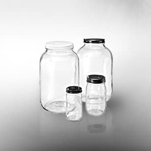 economy glass jar packaging