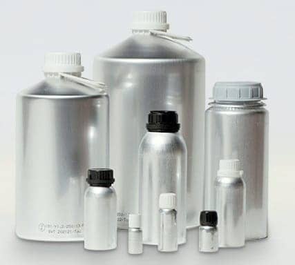 aluminum spun industrial bottles & containers