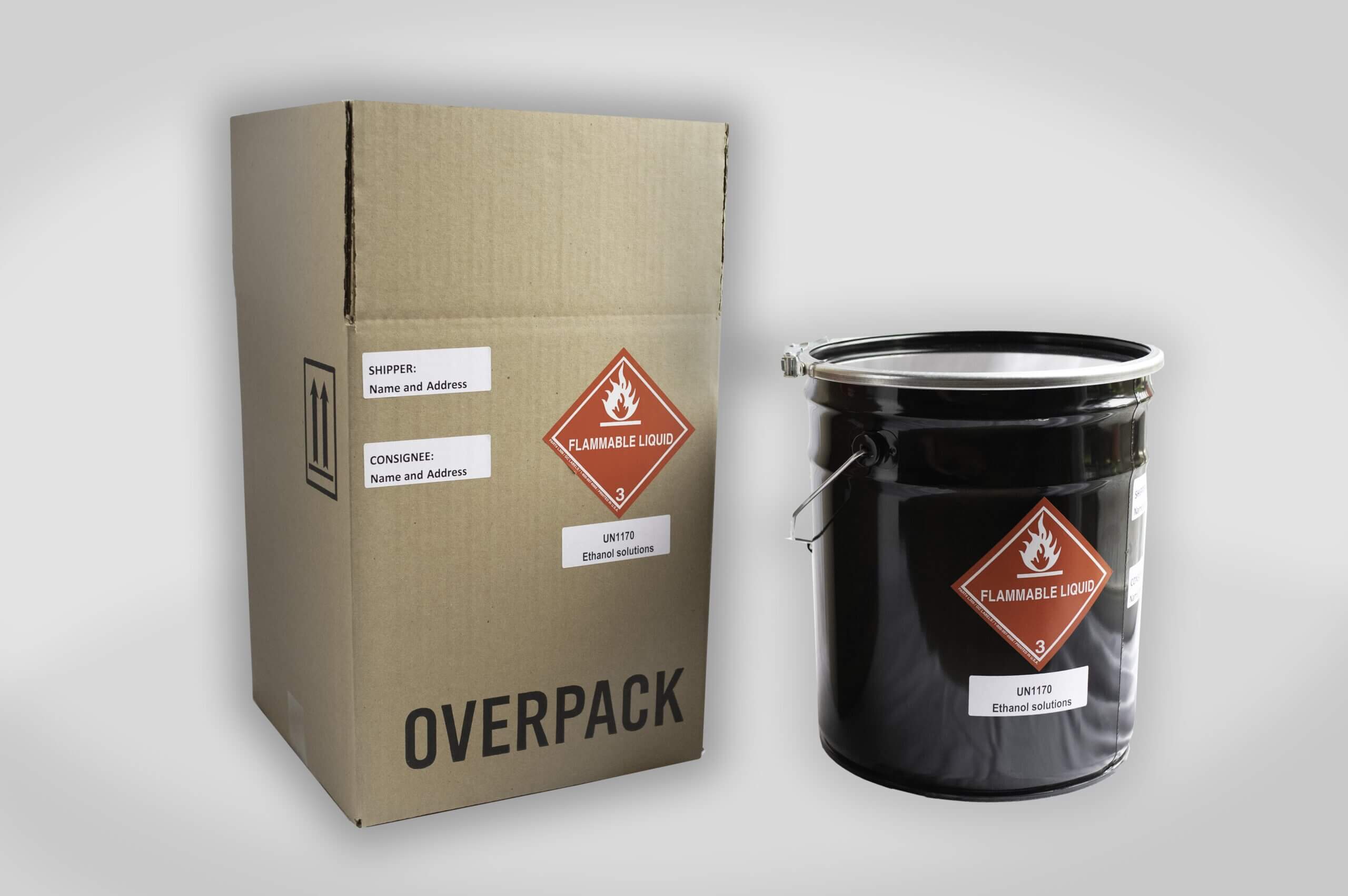 Hazardous Material Overpack Packaging
