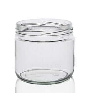 Squat Wide Mouth Jar