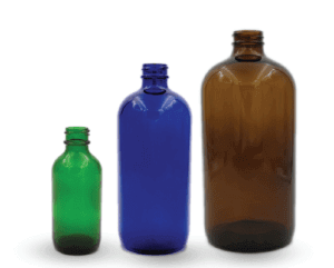 cannabis boston round bottles