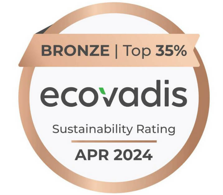 Ecovadis Bronze Level Award Winner